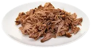 Deshebrada cocida